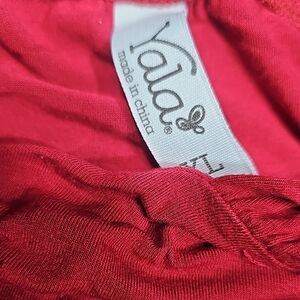 Yala Red Womens - Soft Stretch Knit